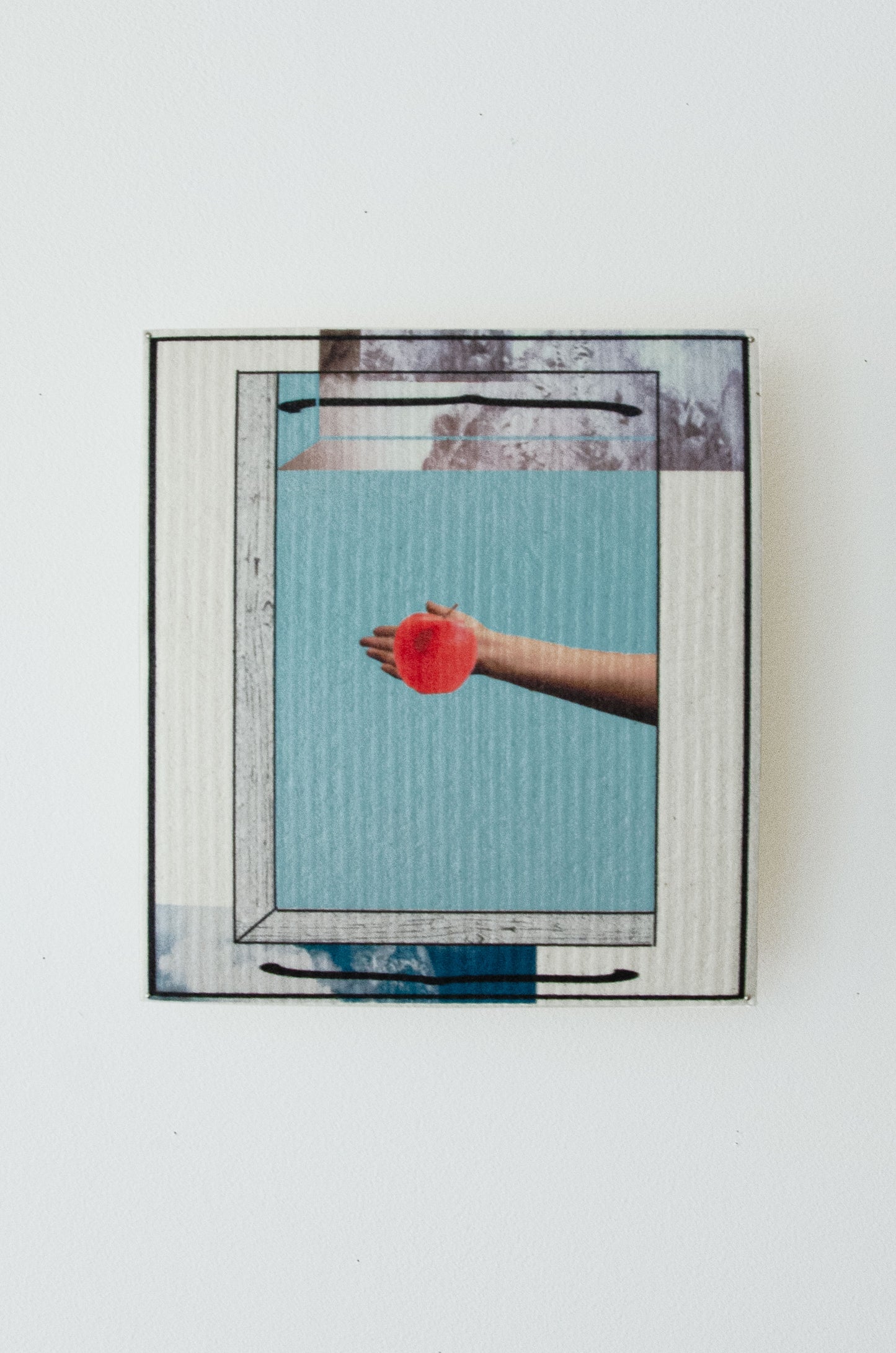 Dishcloth "Hand and apple"